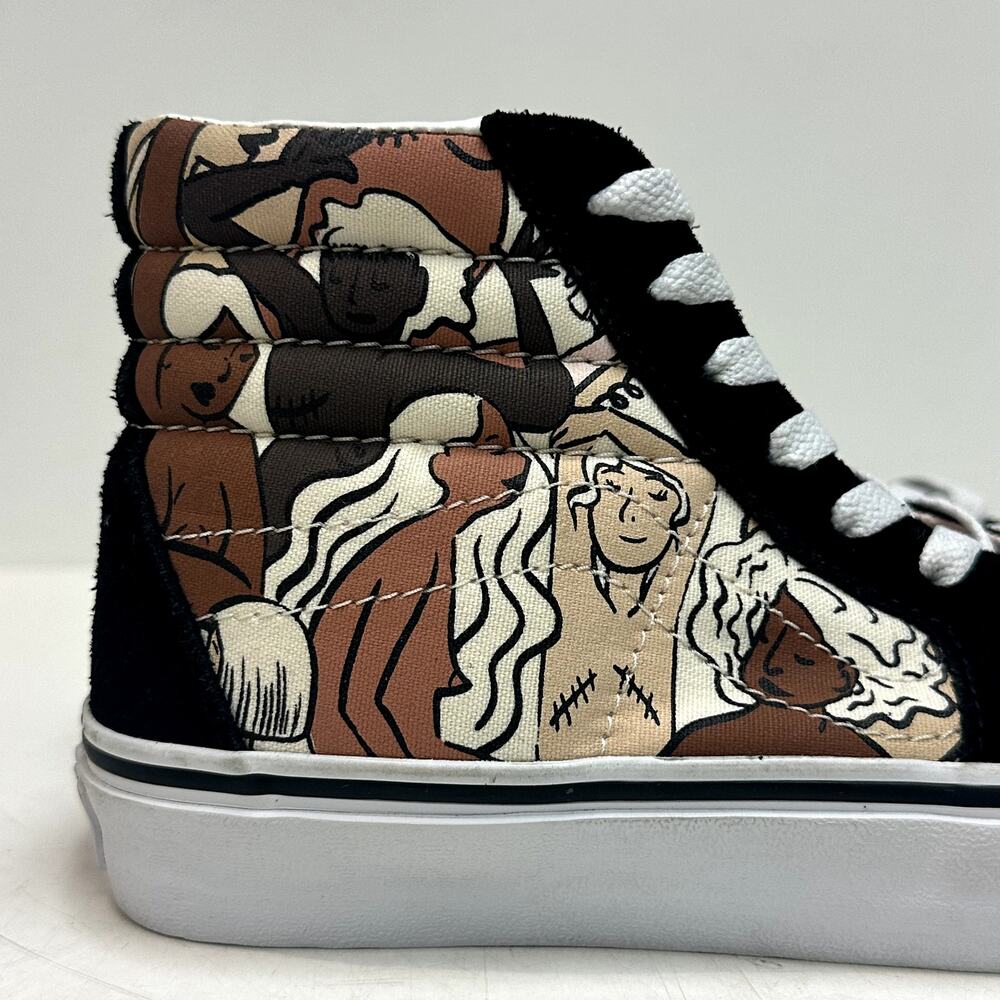 NWOT RARE VANS x CoppaFeel! Breast Cancer Awareness Sk8-Hi Sneaker Suede W 7